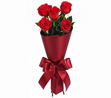 Букет 5 Красных роз Эдлесс Лав в Льялово