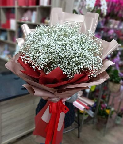 Букет цветов из: Гипсофила в Льялово