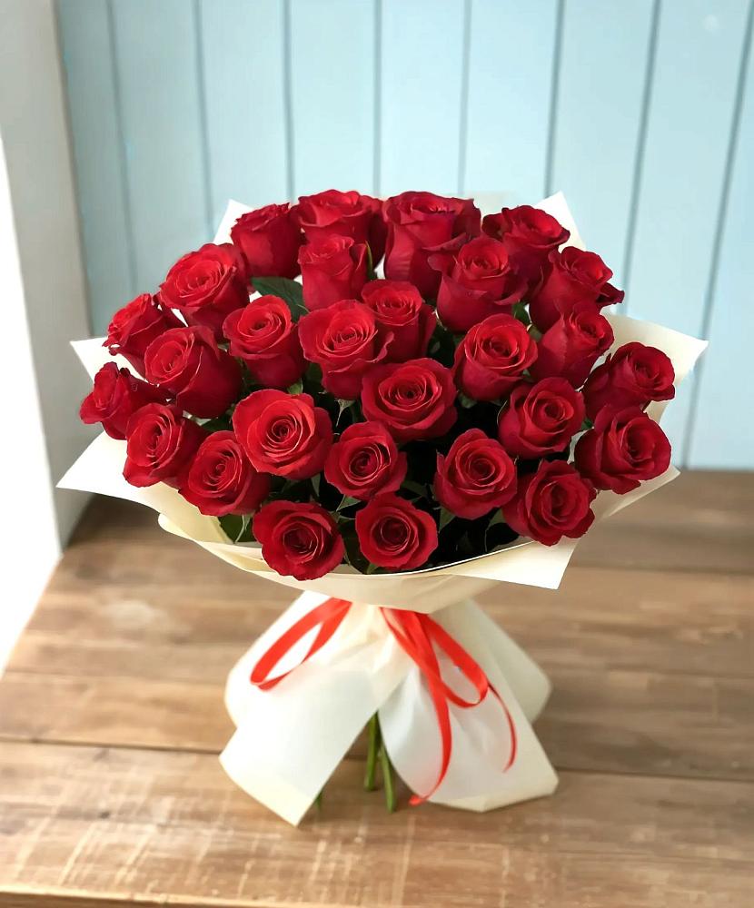 Букет 29 Красных роз в Льялово