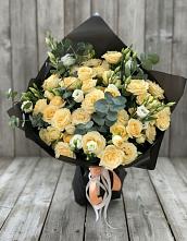 Букет цветов из:  Розы и Лизиантусы #REPLACE_PRED# Льялово