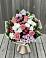 Букет цветов из: Альстромерии, Гвоздики, Розы и Хризантемы в Льялово
