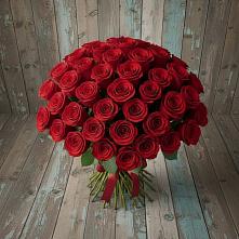 Букет 55 Красных роз Фридом #REPLACE_PRED# Льялово