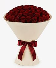 Букет 101 Бордовая роза Блэк Бакарра в Льялово
