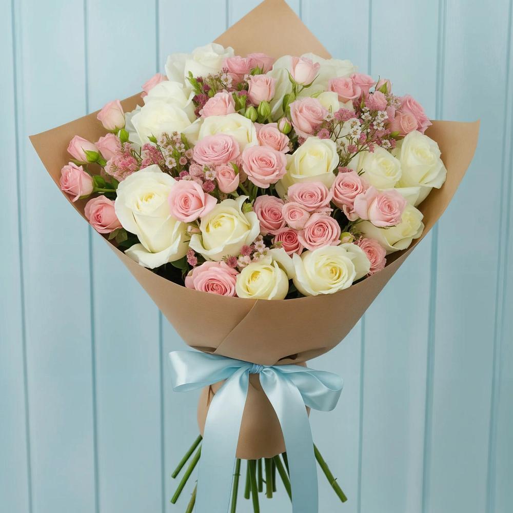 Букет цветов из: Розы в Льялово