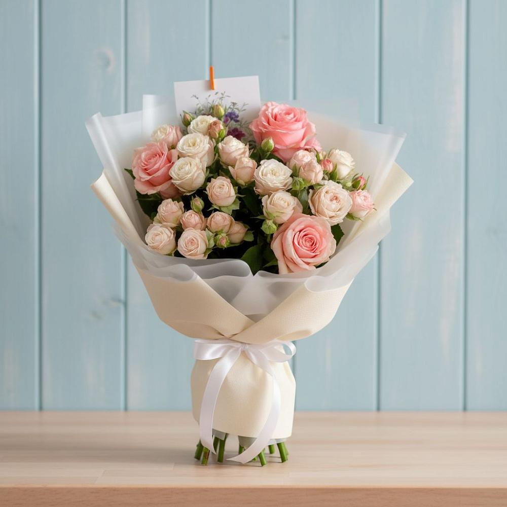 Букет цветов из: Розы в Льялово