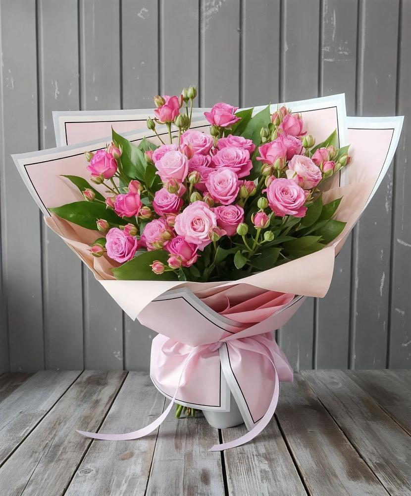 Букет Розовый кустик в Льялово