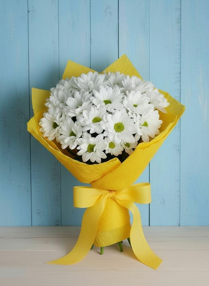 Букет цветов из: Хризантемы в Льялово