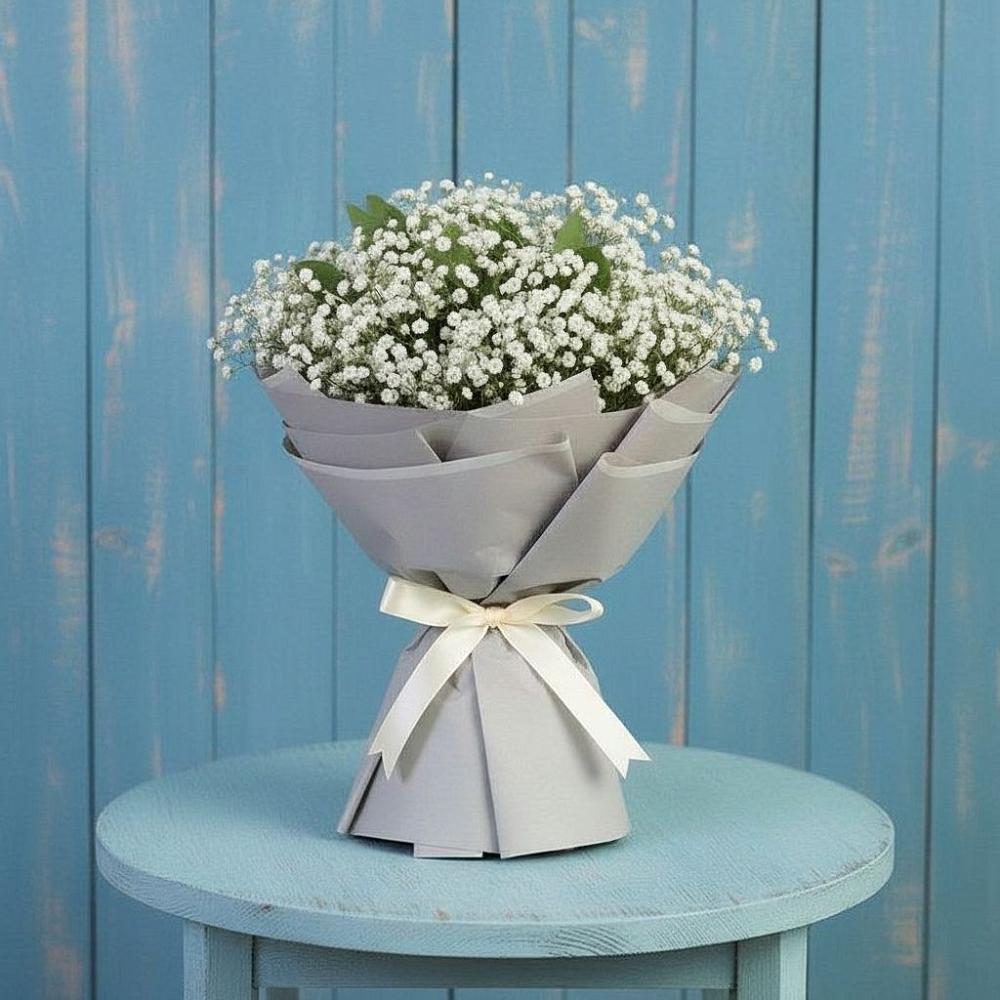 Букет цветов из: Гипсофила в Льялово