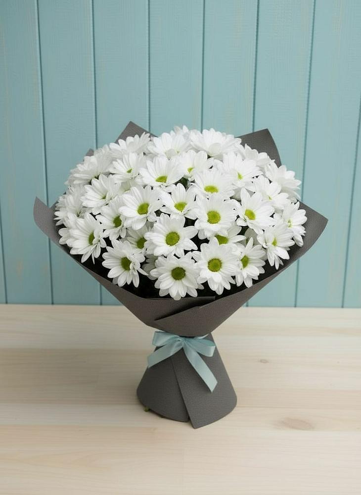 Букет цветов из: Хризантемы в Льялово