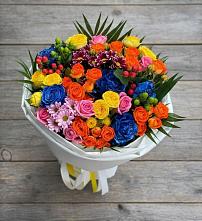Букет цветов из:  Розы и Хризантемы в Льялово
