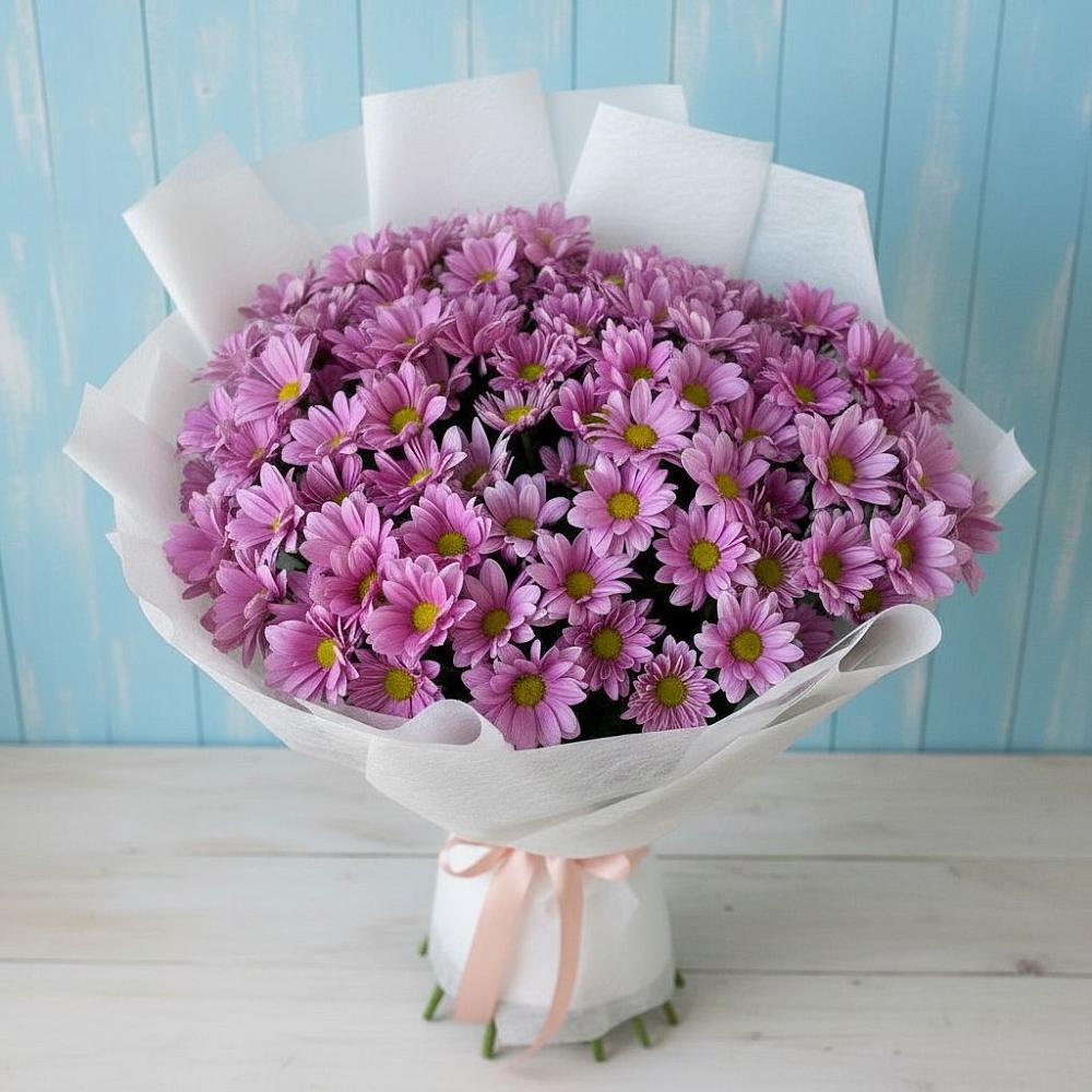 Букет цветов из: Хризантемы в Льялово