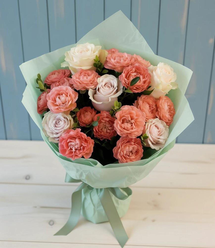 Букет цветов из: Розы в Льялово