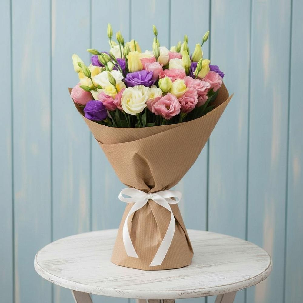 Букет цветов из: Лизиантусы в Льялово