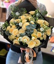 Букет цветов из:  Розы и Лизиантусы #REPLACE_PRED# Льялово