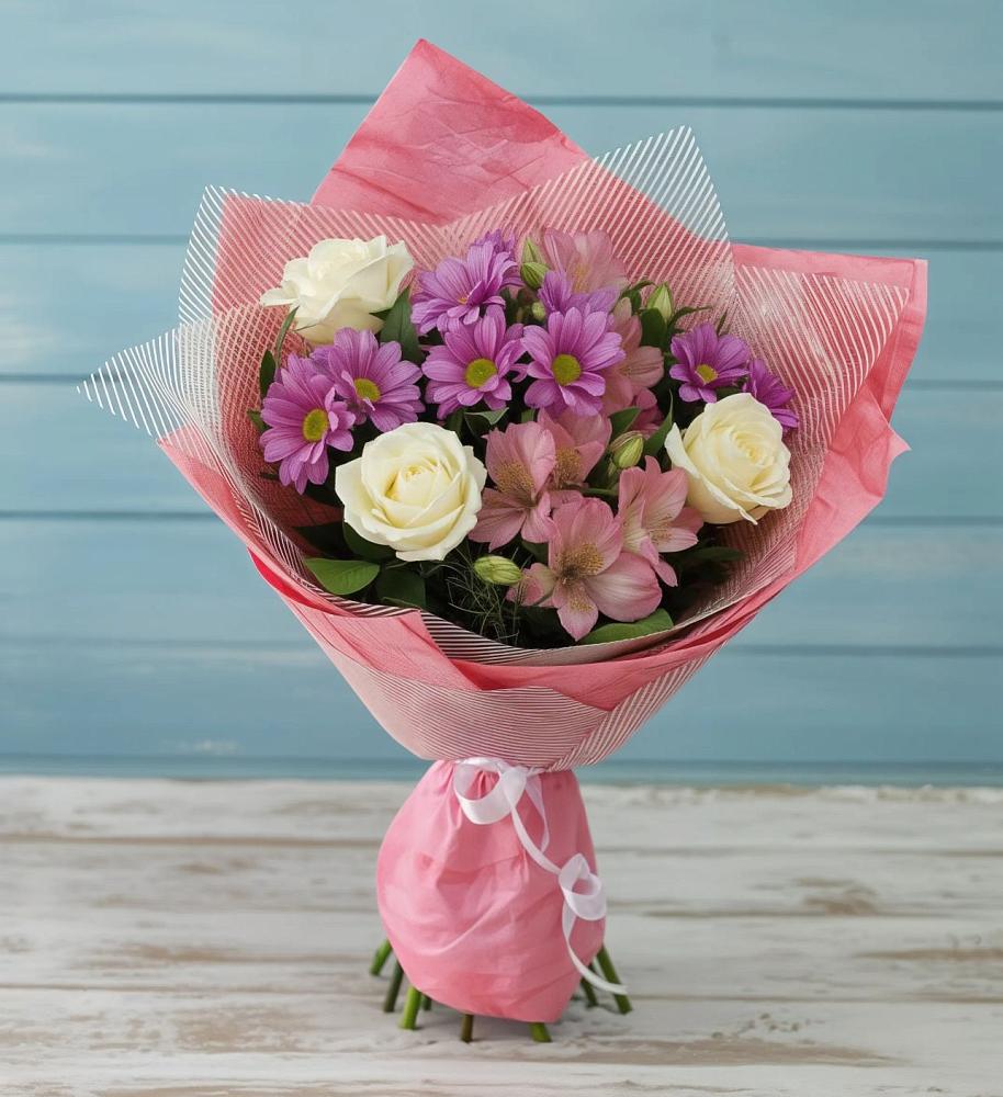 Букет цветов из: Герберы в Льялово