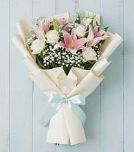 Букет цветов из:  Лилии в Льялово