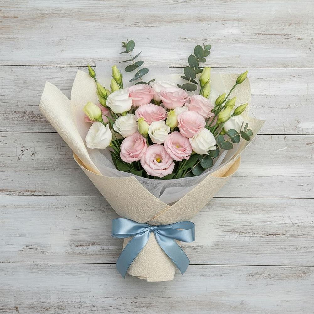 Букет цветов из: Лизиантусы в Льялово